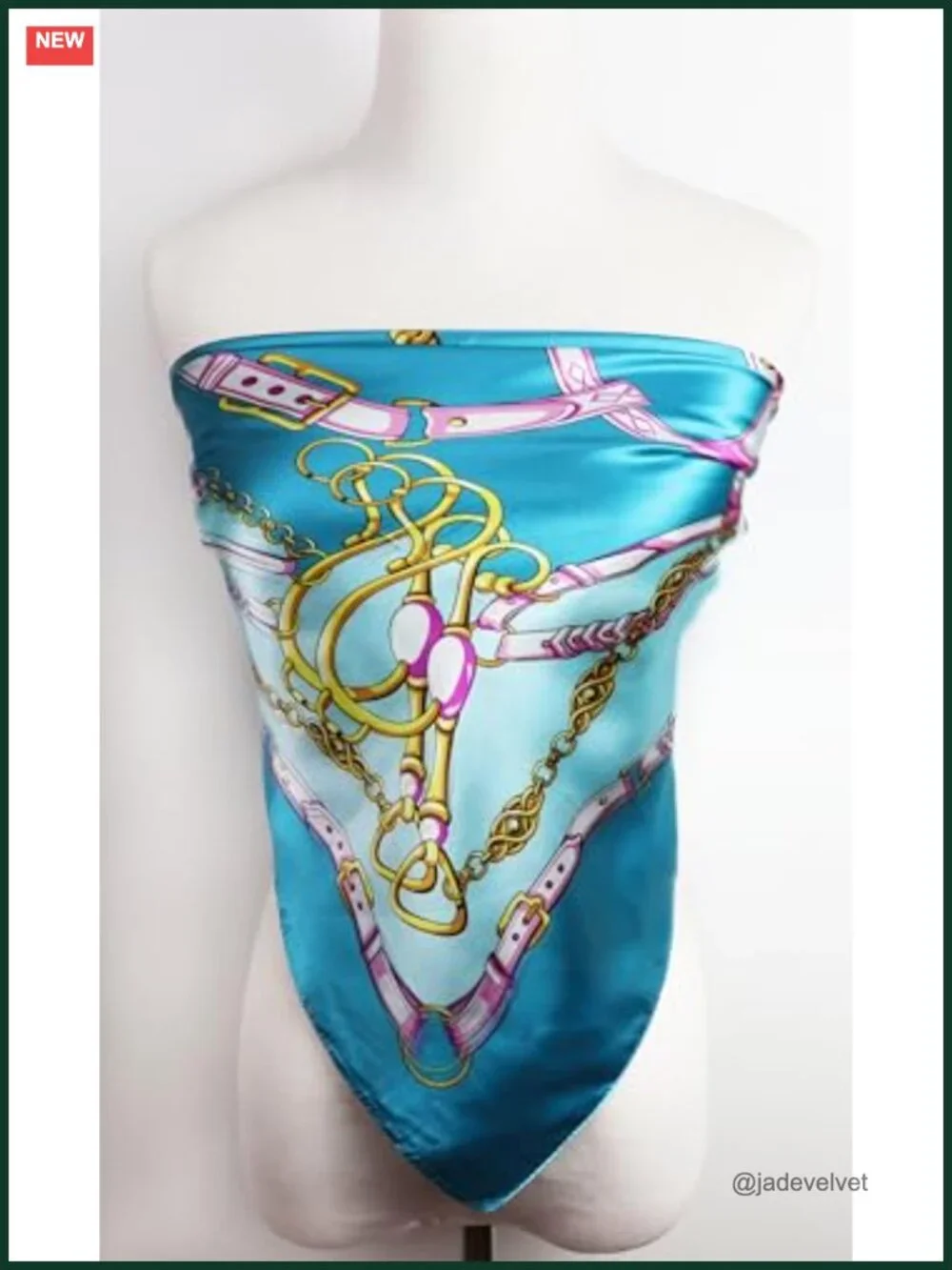 Satin Head Scarf for Women Silk-Like Square Scarf 35x35